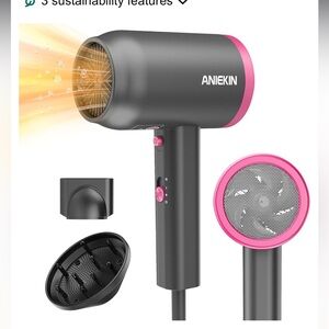 Black and Pink Hair Dryer